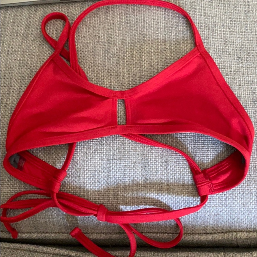 Red Jolyn “Vent” Top